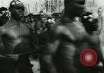 Image of ceremonial dance Africa, 1950, second 6 stock footage video 65675032183