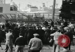 Image of unemployed men during great depression Newark New Jersey USA, 1937, second 3 stock footage video 65675032186