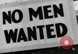 Image of unemployed men during great depression Newark New Jersey USA, 1937, second 12 stock footage video 65675032186