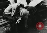 Image of unemployed men during great depression Newark New Jersey USA, 1937, second 16 stock footage video 65675032186
