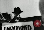 Image of unemployed men during great depression Newark New Jersey USA, 1937, second 18 stock footage video 65675032186