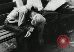 Image of unemployed men during great depression Newark New Jersey USA, 1937, second 24 stock footage video 65675032186