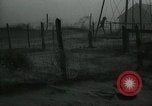Image of debris in fence during dust bowl Dalhart Texas USA, 1937, second 26 stock footage video 65675032195