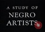 Standbild Afrikanische amerikanische Künstler United States USA, 1937, aus Sekunde 10 historischem Filmmaterial Videoclip 65675032247