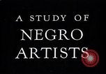 Standbild Afrikanische amerikanische Künstler United States USA, 1937, aus Sekunde 11 historischem Filmmaterial Videoclip 65675032247