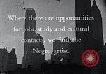 Standbild Afrikanische amerikanische Künstler United States USA, 1937, aus Sekunde 16 historischem Filmmaterial Videoclip 65675032247