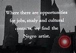 Standbild Afrikanische amerikanische Künstler United States USA, 1937, aus Sekunde 18 historischem Filmmaterial Videoclip 65675032247