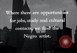 Standbild Afrikanische amerikanische Künstler United States USA, 1937, aus Sekunde 21 historischem Filmmaterial Videoclip 65675032247