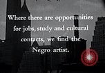 Standbild Afrikanische amerikanische Künstler United States USA, 1937, aus Sekunde 22 historischem Filmmaterial Videoclip 65675032247