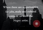 Standbild Afrikanische amerikanische Künstler United States USA, 1937, aus Sekunde 23 historischem Filmmaterial Videoclip 65675032247