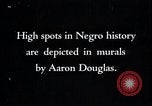 Standbild Aaron Douglas Farben Aspekte der Negro Leben United States USA, 1937, aus Sekunde 4 historischem Filmmaterial Videoclip 65675032260