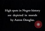 Standbild Aaron Douglas Farben Aspekte der Negro Leben United States USA, 1937, aus Sekunde 5 historischem Filmmaterial Videoclip 65675032260