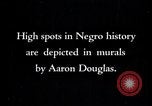 Standbild Aaron Douglas Farben Aspekte der Negro Leben United States USA, 1937, aus Sekunde 7 historischem Filmmaterial Videoclip 65675032260