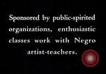 Image of African American artists United States USA, 1937, second 3 stock footage video 65675032261