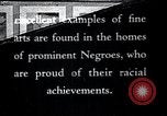 Standbild Negro Künstler United States USA, 1937, aus Sekunde 1 historischem Filmmaterial Videoclip 65675032267