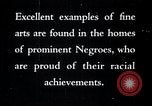 Standbild Negro Künstler United States USA, 1937, aus Sekunde 3 historischem Filmmaterial Videoclip 65675032267