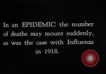 Image Tableau des décès de la grippe espagnole de 1918 à New York New York City USA, 1924, de la seconde 3 séquences d'archives historiques vidéo 65675032277