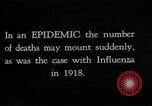 Image Tableau des décès de la grippe espagnole de 1918 à New York New York City USA, 1924, de la seconde 6 séquences d'archives historiques vidéo 65675032277