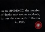 Image Tableau des décès de la grippe espagnole de 1918 à New York New York City USA, 1924, de la seconde 9 séquences d'archives historiques vidéo 65675032277