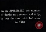 Image Tableau des décès de la grippe espagnole de 1918 à New York New York City USA, 1924, de la seconde 13 séquences d'archives historiques vidéo 65675032277