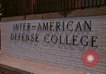 Standbild Inter-American Defense College Washington DC USA, 1974, aus Sekunde 8 historischem Filmmaterial Videoclip 65675032283