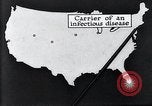 Image of way the disease spreads through US map United States USA, 1922, second 25 stock footage video 65675032294