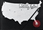 Image of way the disease spreads through US map United States USA, 1922, second 27 stock footage video 65675032294