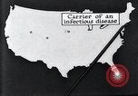 Image of way the disease spreads through US map United States USA, 1922, second 29 stock footage video 65675032294