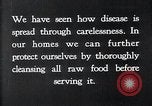 Image of preventing disease and cleansing raw food United States USA, 1922, second 4 stock footage video 65675032295