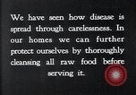 Image of preventing disease and cleansing raw food United States USA, 1922, second 7 stock footage video 65675032295