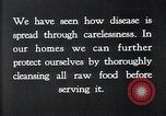 Image of preventing disease and cleansing raw food United States USA, 1922, second 12 stock footage video 65675032295