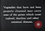 Image of preventing disease and cleansing raw food United States USA, 1922, second 50 stock footage video 65675032295
