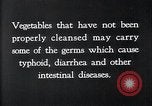 Image of preventing disease and cleansing raw food United States USA, 1922, second 53 stock footage video 65675032295