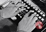 Image of hands performing various jobs late 1930s United States USA, 1937, second 1 stock footage video 65675032298