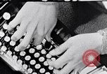 Image of hands performing various jobs late 1930s United States USA, 1937, second 6 stock footage video 65675032298