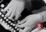 Image of hands performing various jobs late 1930s United States USA, 1937, second 9 stock footage video 65675032298
