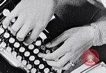 Image of hands performing various jobs late 1930s United States USA, 1937, second 11 stock footage video 65675032298