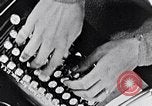 Image of hands performing various jobs late 1930s United States USA, 1937, second 16 stock footage video 65675032298