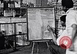 Standbild Palmer Hayden Malerei New York City USA, 1937, aus Sekunde 1 historischem Filmmaterial Videoclip 65675032301