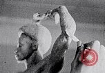 Image of Richmond Barthe sculpture of male and female dancing New York City USA, 1937, second 50 stock footage video 65675032303