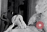 Image of Richmond Barthe designing sculpture New York City USA, 1937, second 3 stock footage video 65675032304