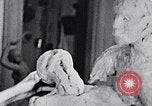 Image of Richmond Barthe designing sculpture New York City USA, 1937, second 7 stock footage video 65675032304