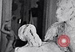 Image of Richmond Barthe designing sculpture New York City USA, 1937, second 9 stock footage video 65675032304