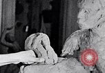 Image of Richmond Barthe designing sculpture New York City USA, 1937, second 11 stock footage video 65675032304