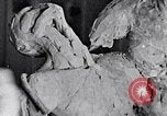 Image of Richmond Barthe designing sculpture New York City USA, 1937, second 25 stock footage video 65675032304