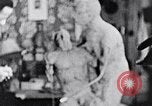 Image of Richmond Barthe designing sculpture New York City USA, 1937, second 35 stock footage video 65675032304