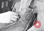 Image of Richmond Barthe designing sculpture New York City USA, 1937, second 43 stock footage video 65675032304