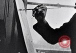 Image of Painter Aaron Douglas New York City USA, 1937, second 17 stock footage video 65675032305