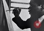 Image of Painter Aaron Douglas New York City USA, 1937, second 22 stock footage video 65675032305