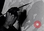 Image of Painter Aaron Douglas New York City USA, 1937, second 34 stock footage video 65675032305